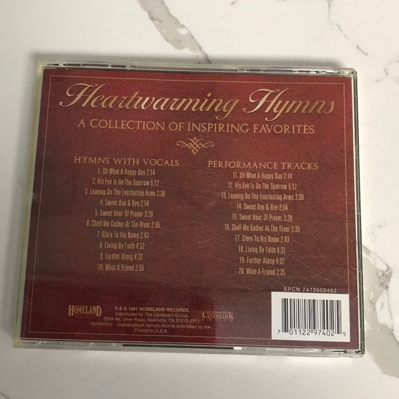 Heartwarming Hymns Music CD A Collection of Inspiring Favourites - Picture 2 of 3
